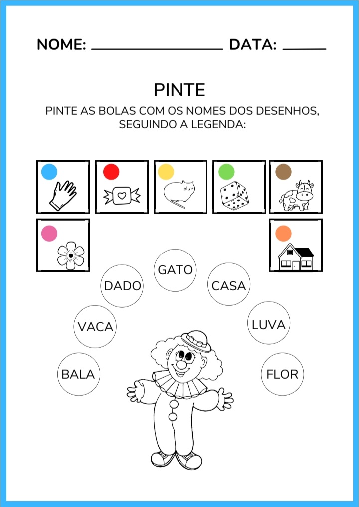 Caderno Palavras e Números