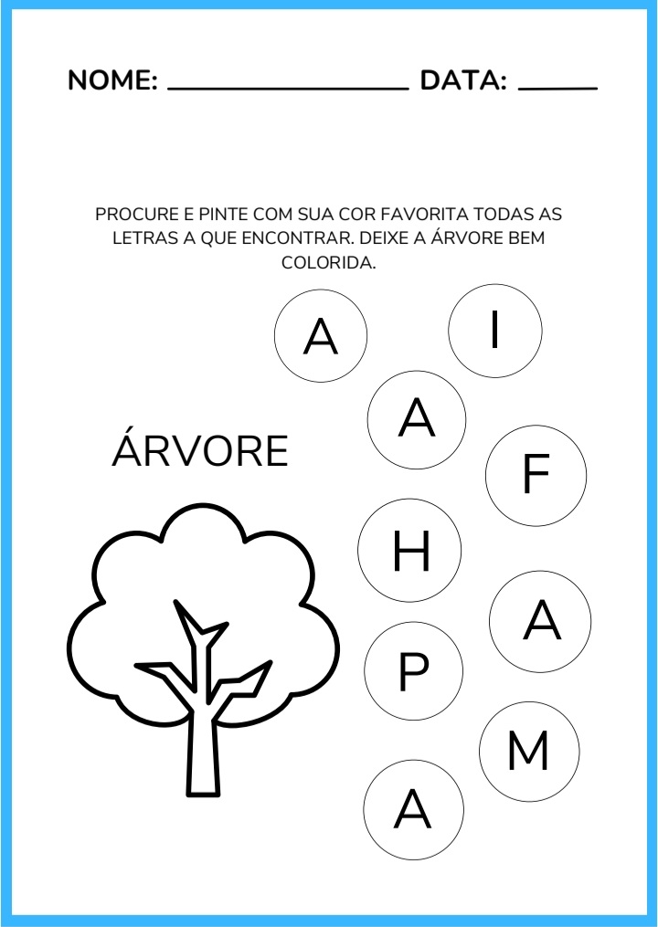 Caderno Alfabeto com Pintura