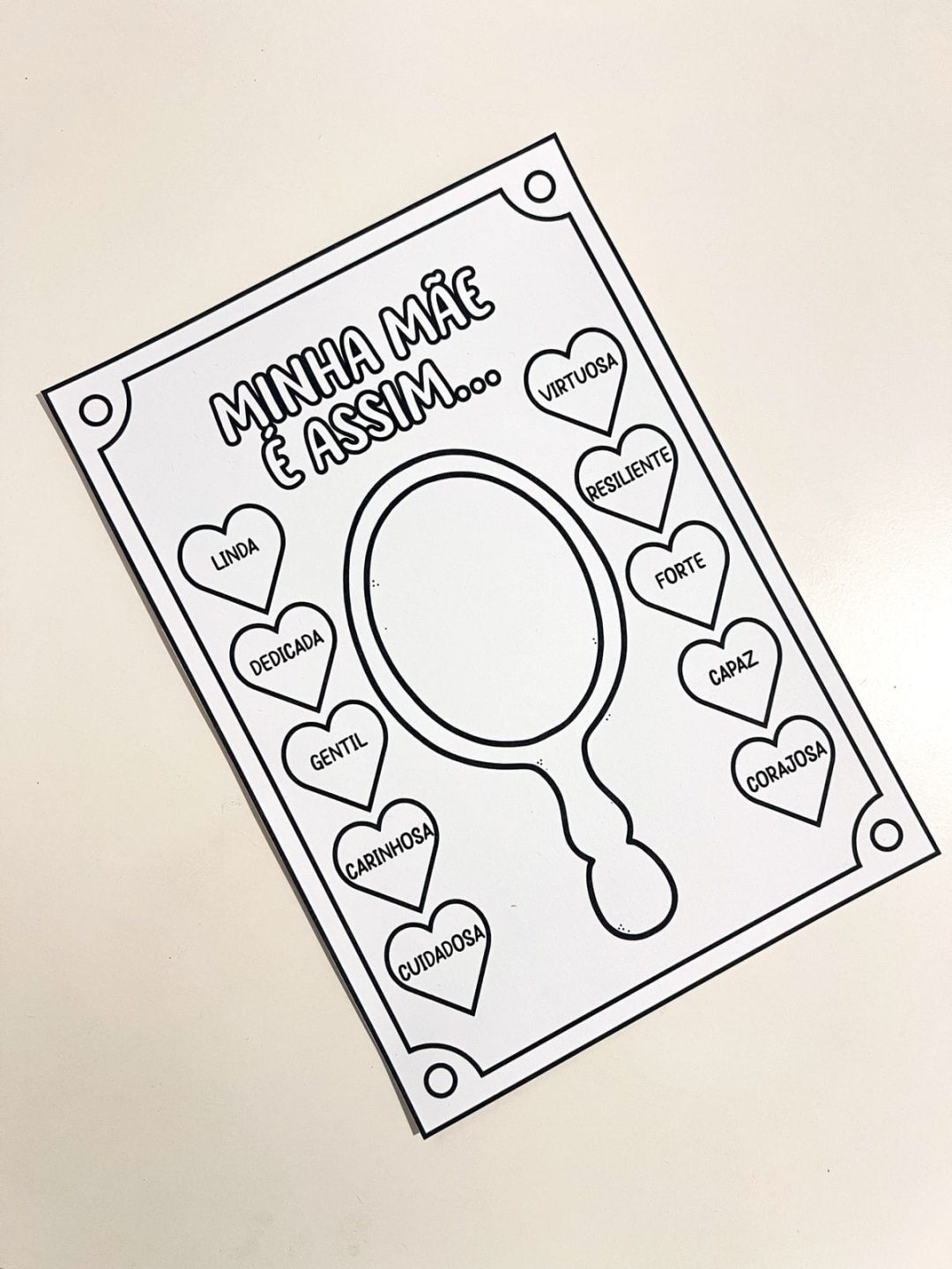 Atividade Para Colorir - Minha Mãe é Assim - Imagem 4