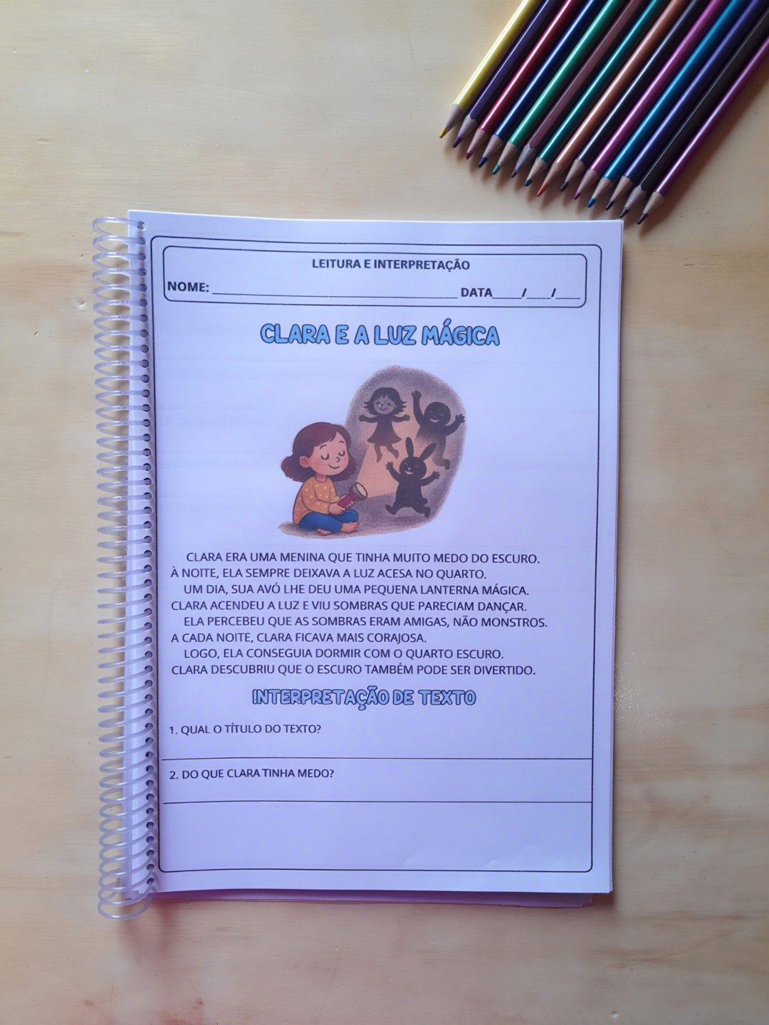 Apostila de leitura e interpretação de textos 2° ano - Imagem 2