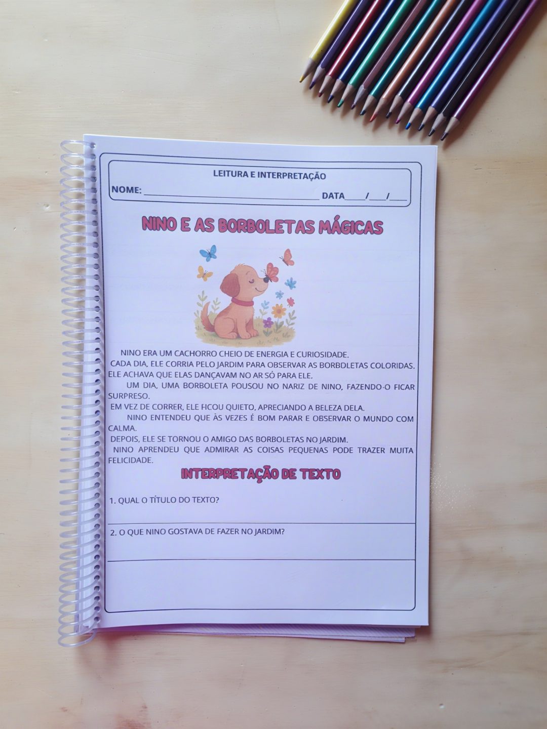 Apostila de leitura e interpretação de textos 2° ano - Imagem 5