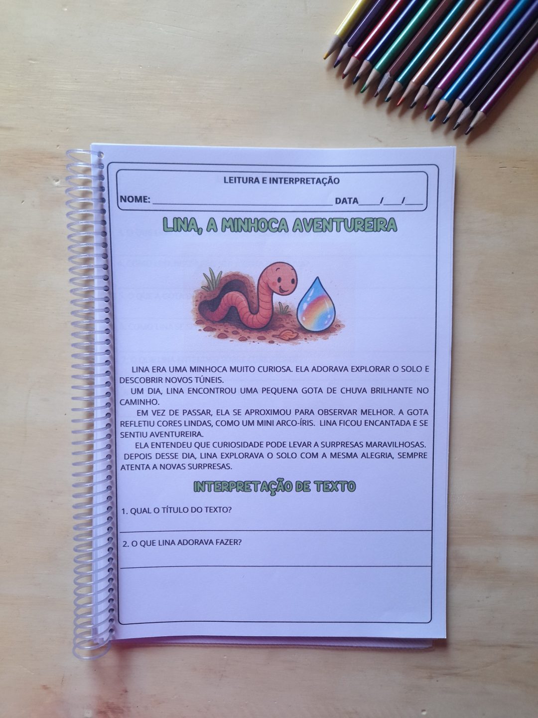 Apostila de leitura e interpretação de textos 2° ano - Imagem 7
