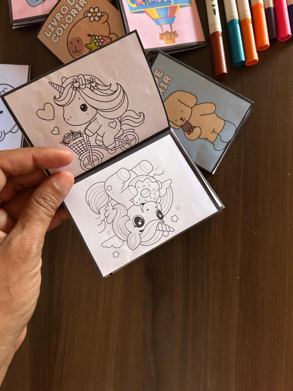 Mini Livrinhos Para Colorir – FMA Educa Kids